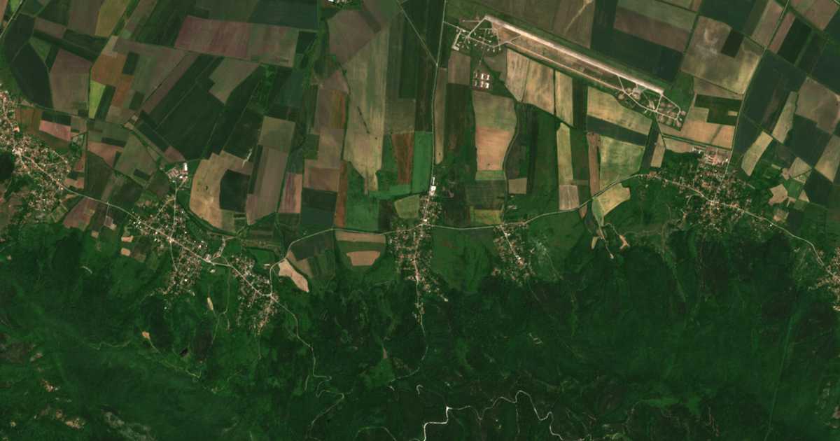 Satellitenkarte von Žedna