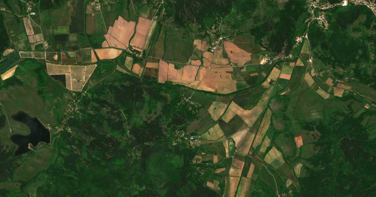 Satellitenkarte von Berajnci