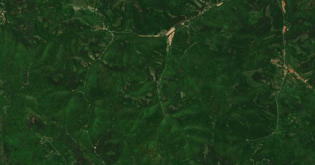 Satellitenkarte von Elovica