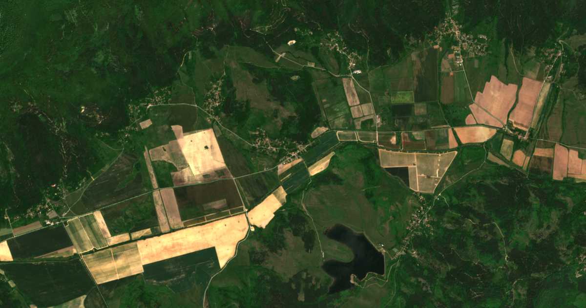 Satellitenkarte von Glavanovci