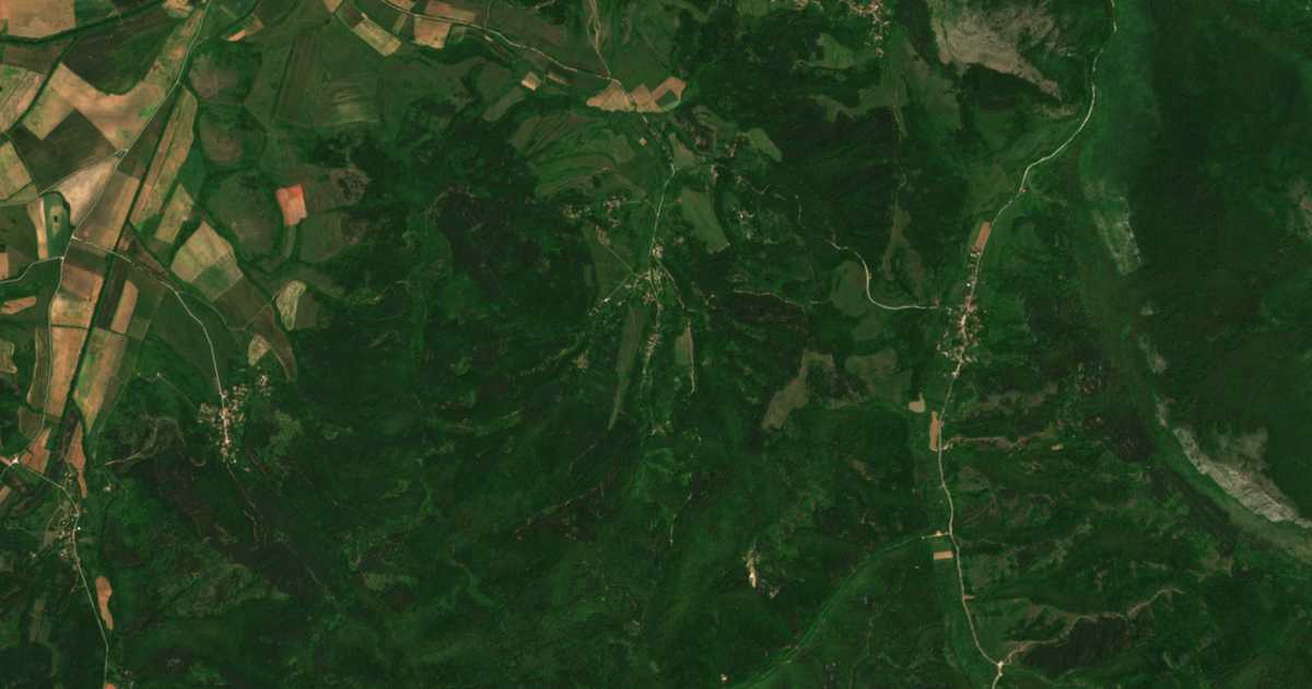 Satellitenkarte von Glogovica