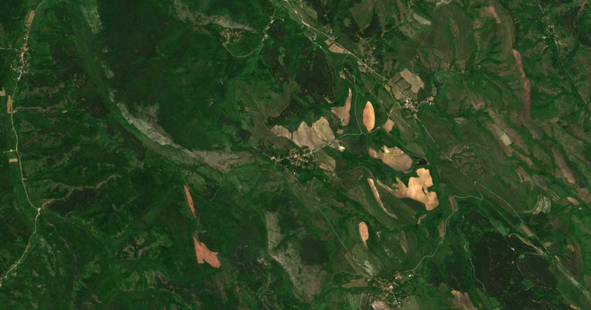 Satellitenkarte von Ljalinci