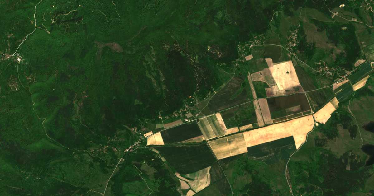 Satellitenkarte von Slischowzi