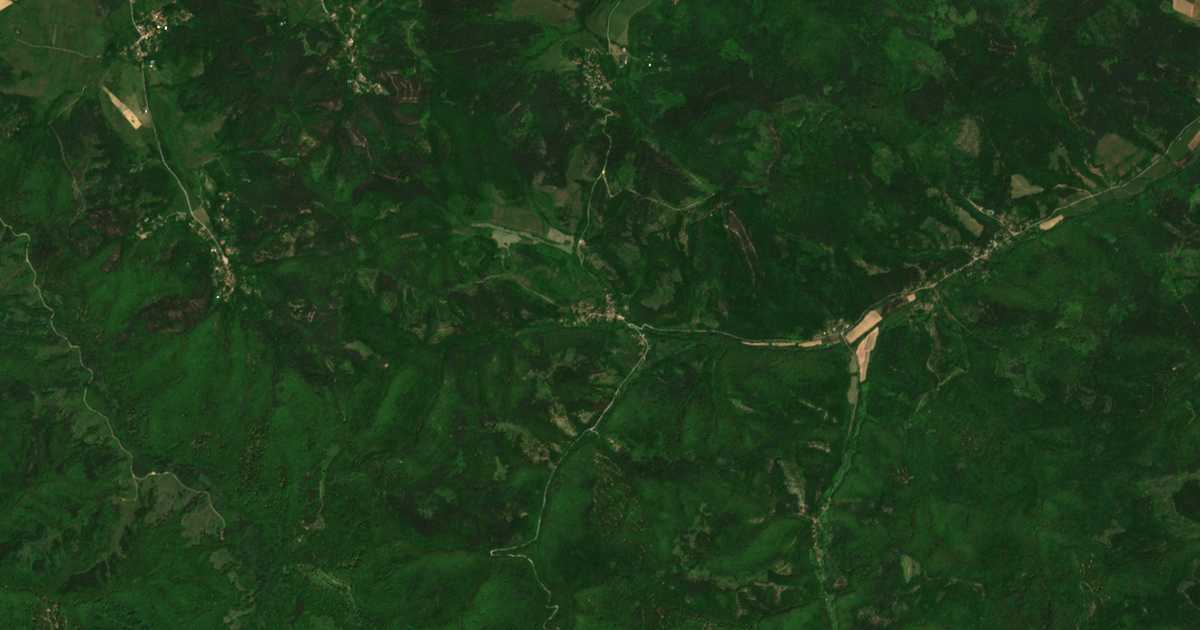 Satellitenkarte von Stajčovci