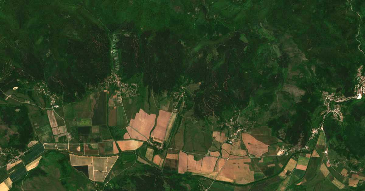 Satellitenkarte von Zabel