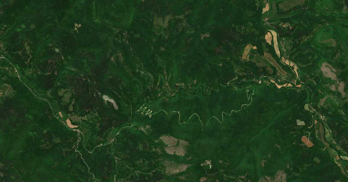 Satellitenkarte von Rajanci