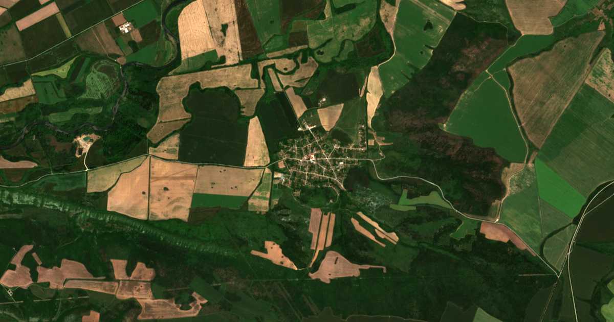 Satellitenkarte von Devenci