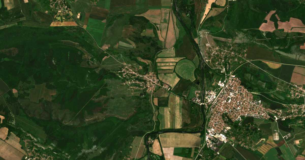 Satellitenkarte von Gornik