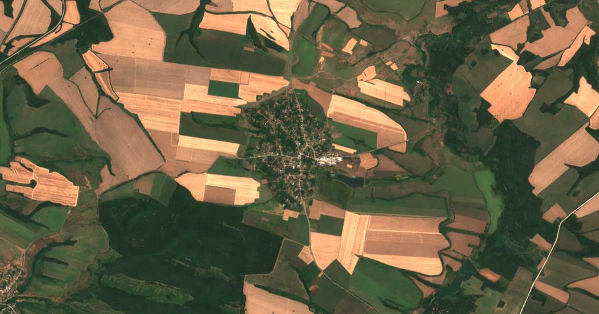 Satellitenkarte von Rakita