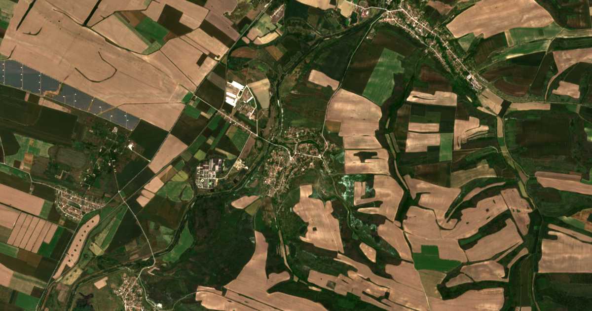 Satellitenkarte von Božurica