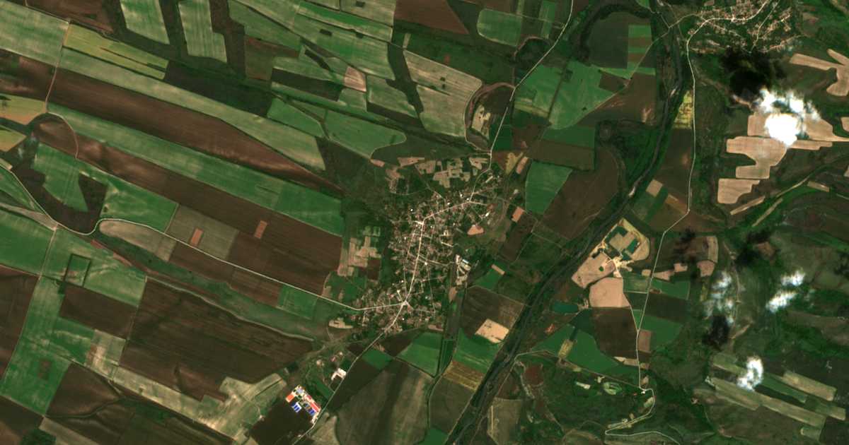 Satellitenkarte von Krušovene