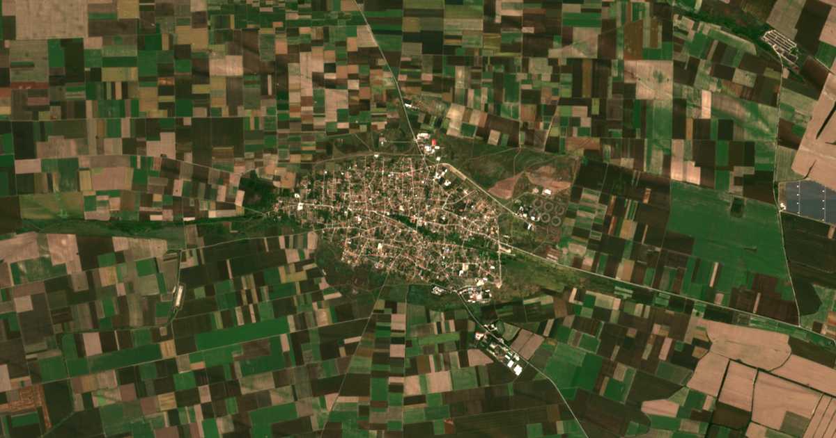 Satellitenkarte von Trastenik