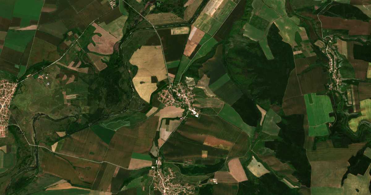 Satellitenkarte von Gradina