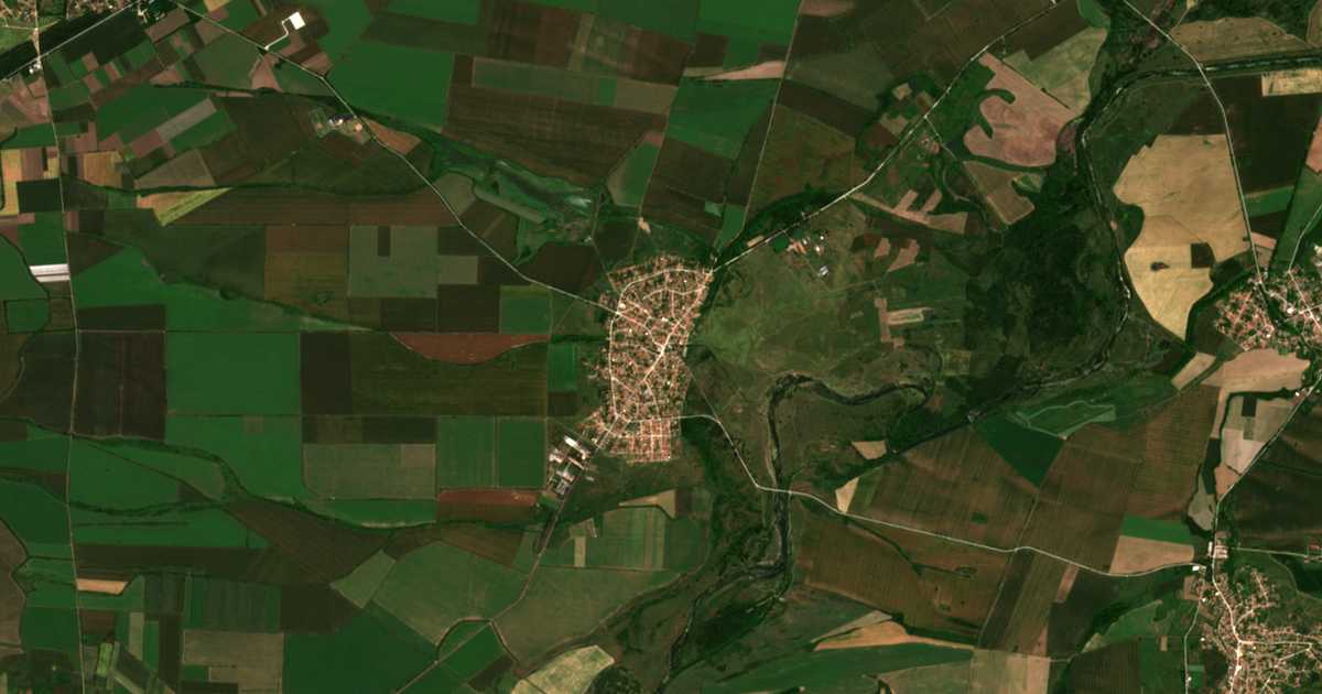 Satellitenkarte von Krušovica
