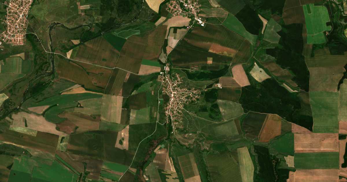 Satellitenkarte von Petǎrnica