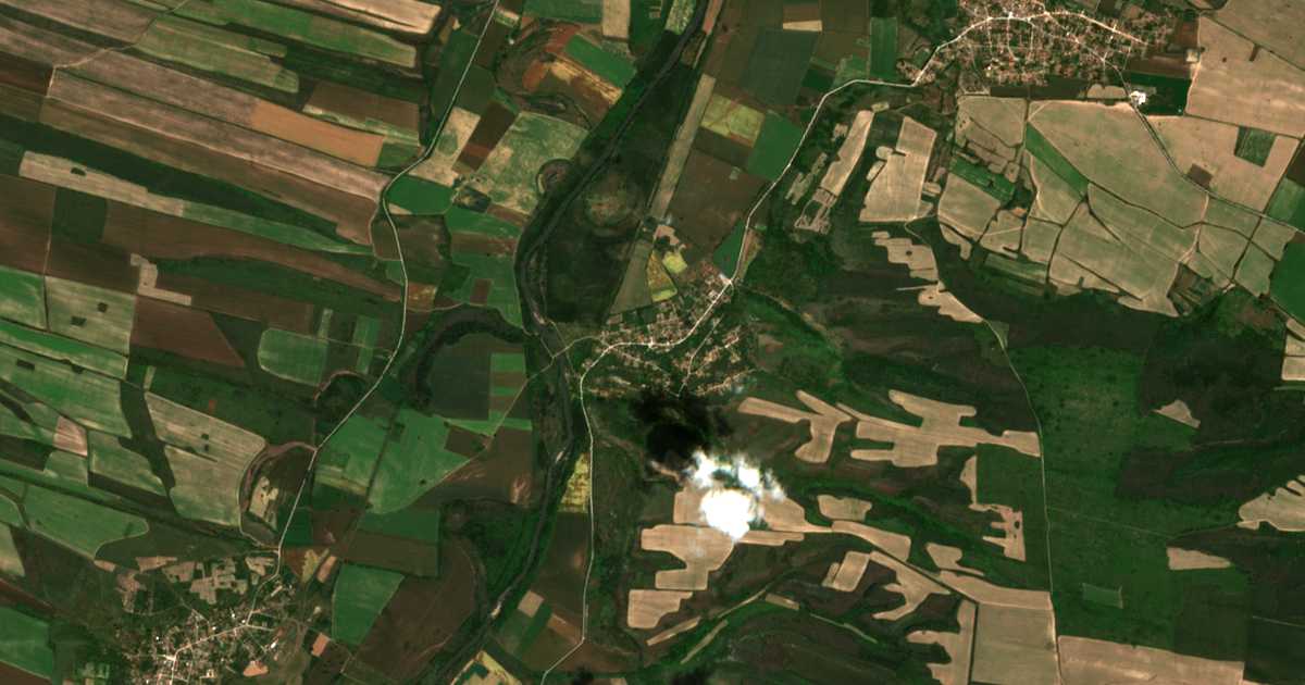 Satellitenkarte von Iskǎr