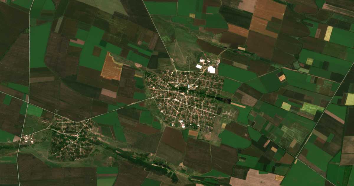 Satellitenkarte von Breniza