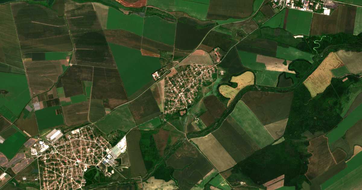 Satellitenkarte von Asenovci