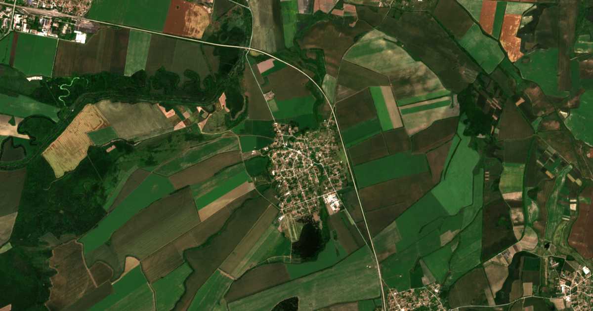 Satellitenkarte von Gradište