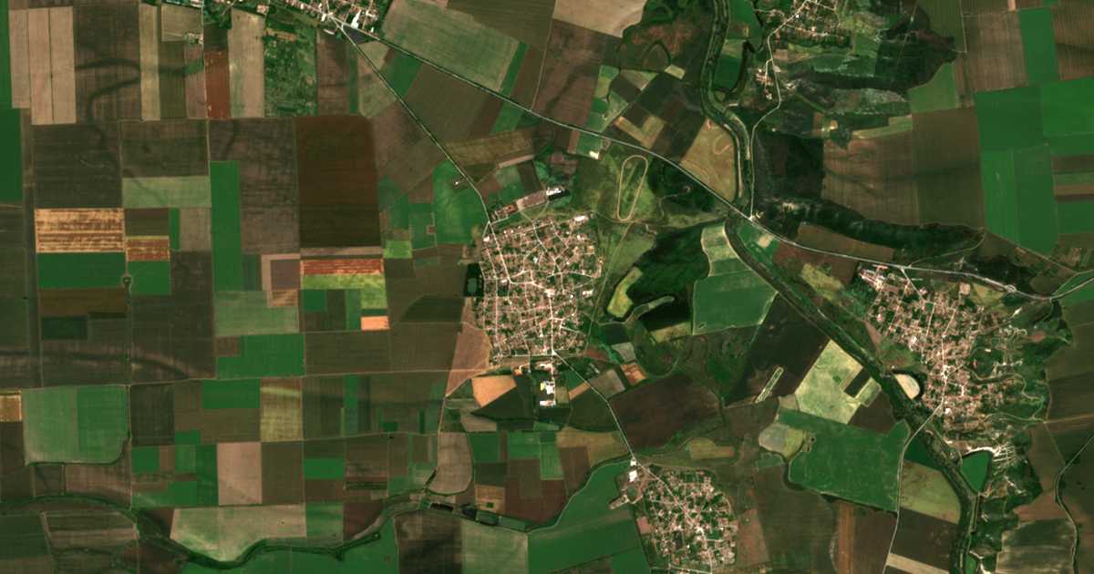 Satellitenkarte von Malčika