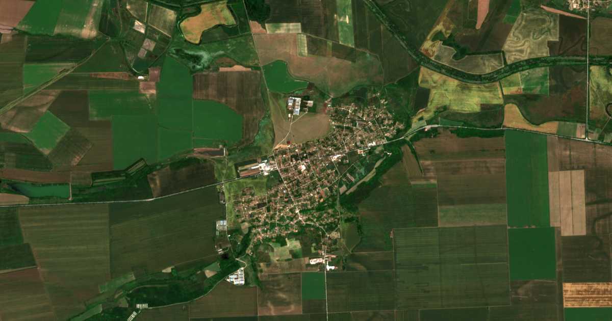 Satellitenkarte von Obnova