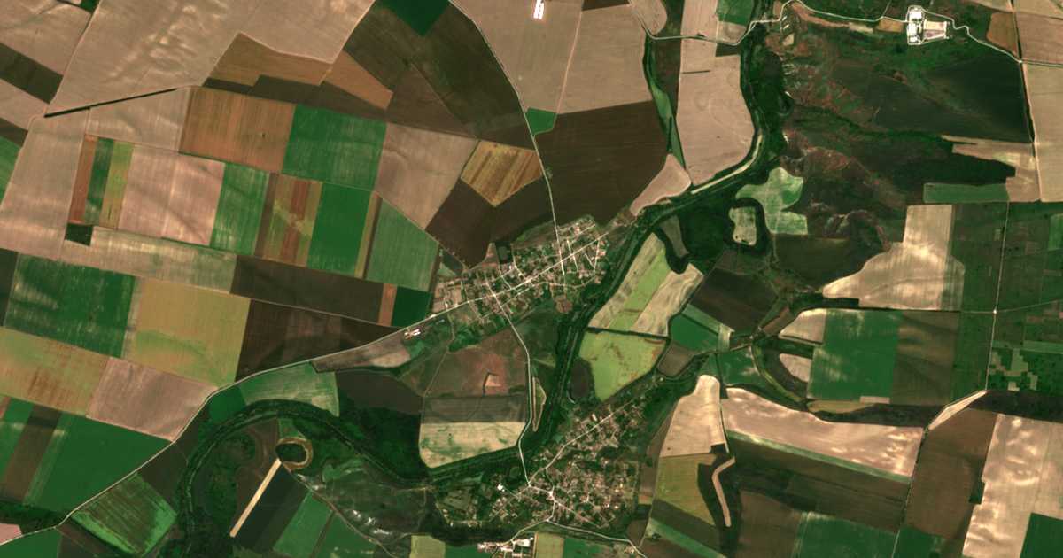 Satellitenkarte von Bacova Mahala