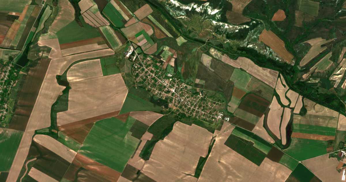 Satellitenkarte von Novacene