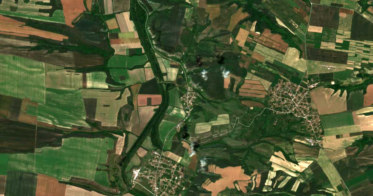 Satellitenkarte von Schernow