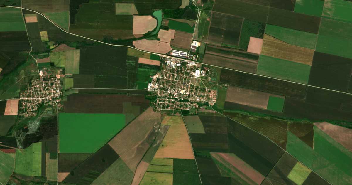Satellitenkarte von Pordim