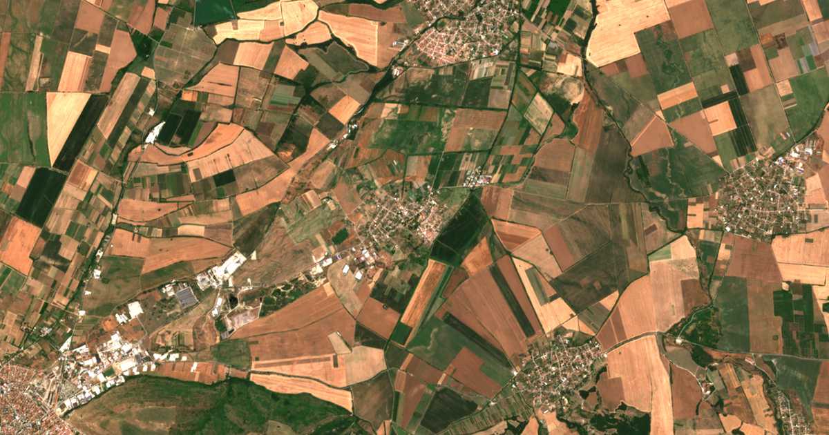 Satellitenkarte von Bojanci