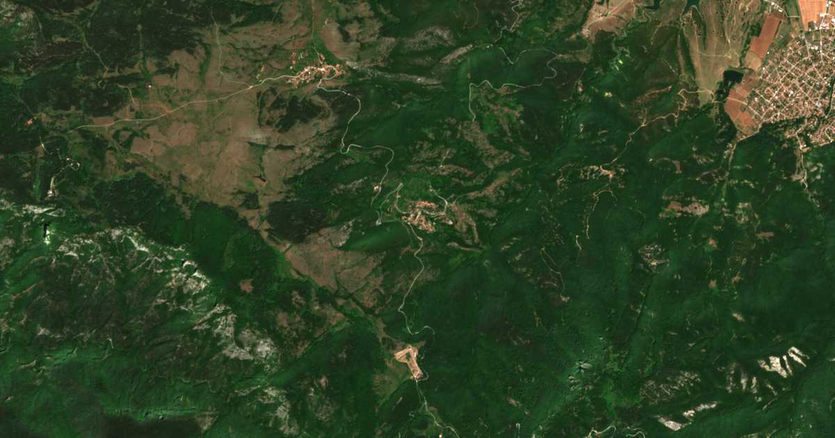 Satellitenkarte von Orešec