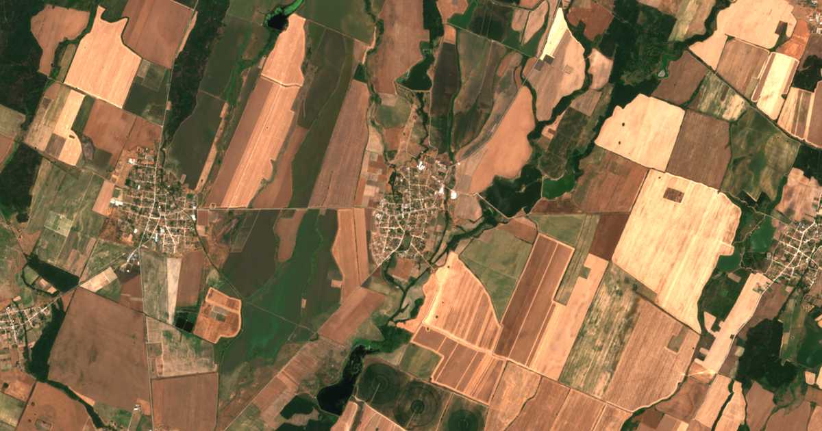 Satellitenkarte von Borec