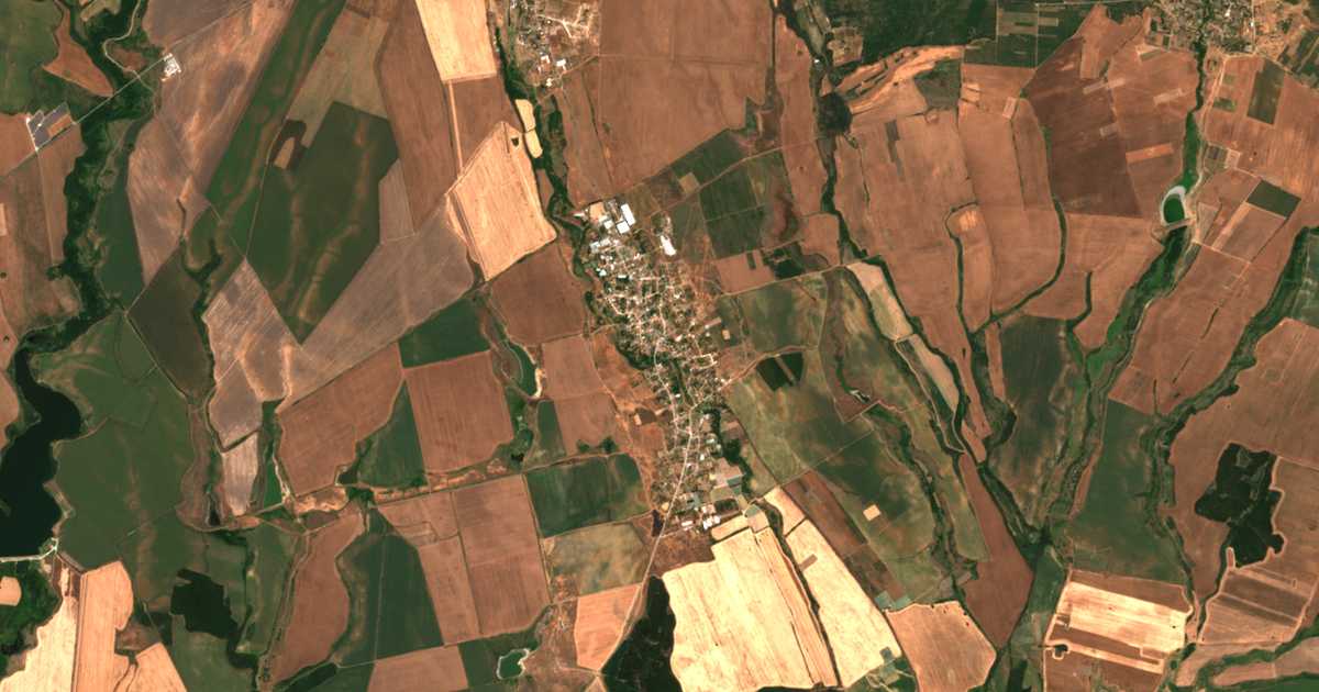 Satellitenkarte von Čoba