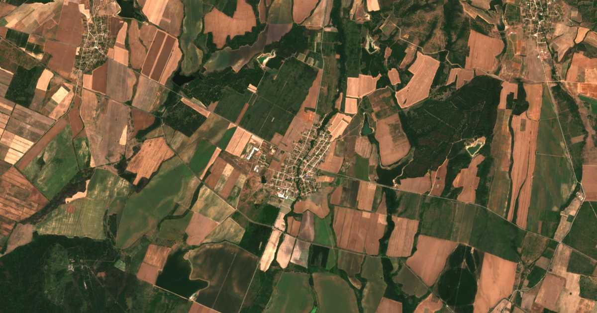 Satellitenkarte von Strelci