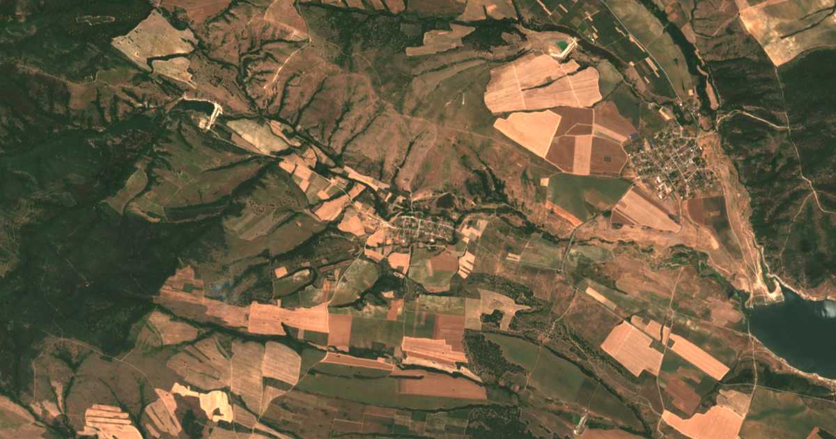 Satellitenkarte von Malo Kruševo