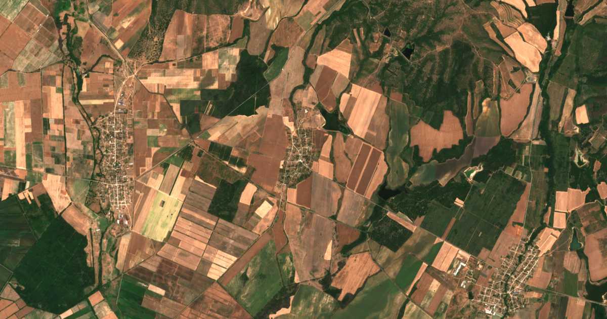 Satellitenkarte von Suhozem