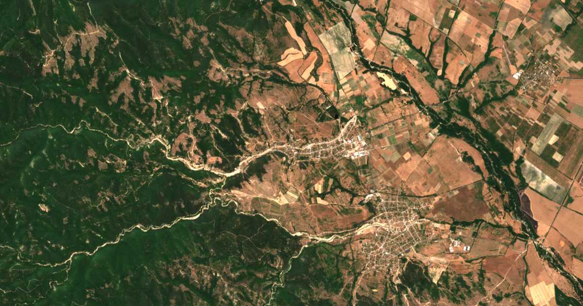 Satellitenkarte von Bogdan