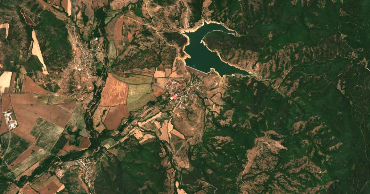 Satellitenkarte von Domljan