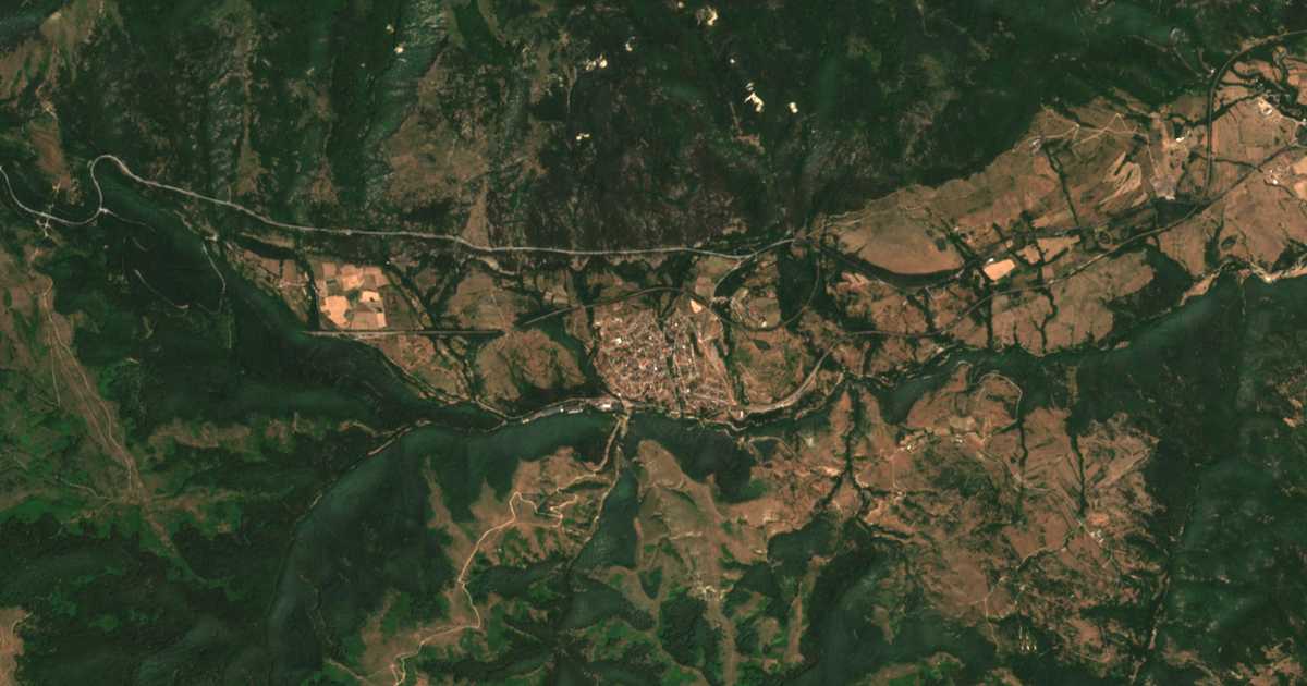 Satellitenkarte von Klissura
