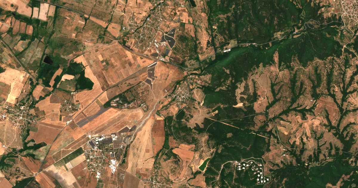 Satellitenkarte von Kurtovo