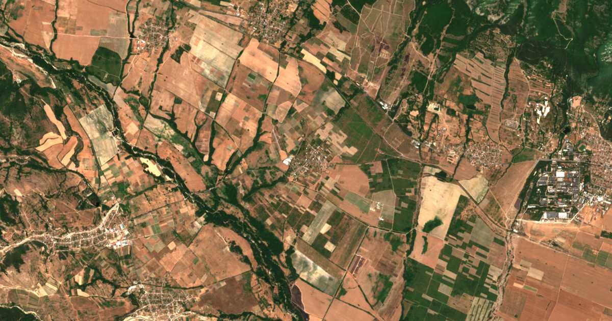 Satellitenkarte von Moskovec