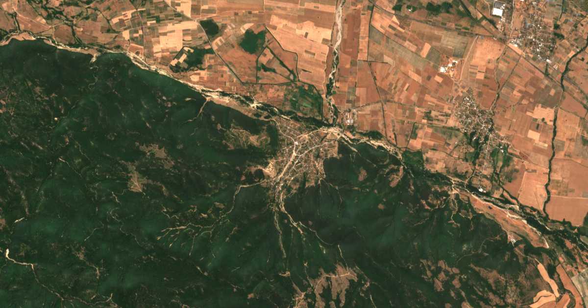 Satellitenkarte von Slatina