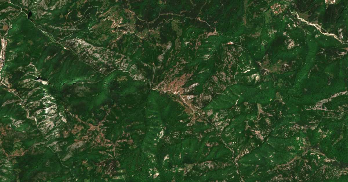Satellitenkarte von Belica