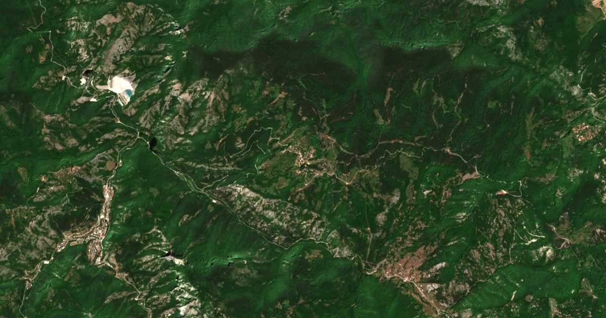 Satellitenkarte von Borovo
