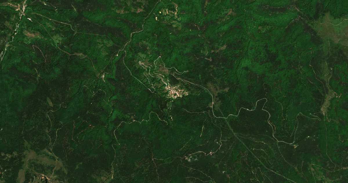Satellitenkarte von Manastir