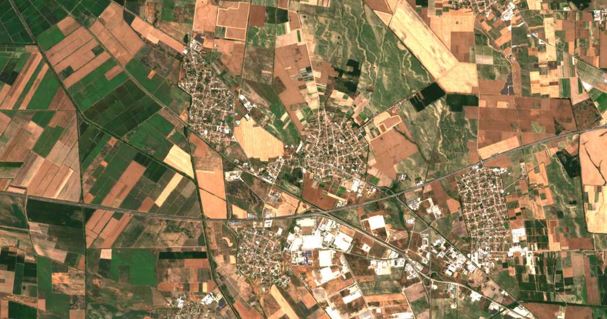 Satellitenkarte von Benkovski