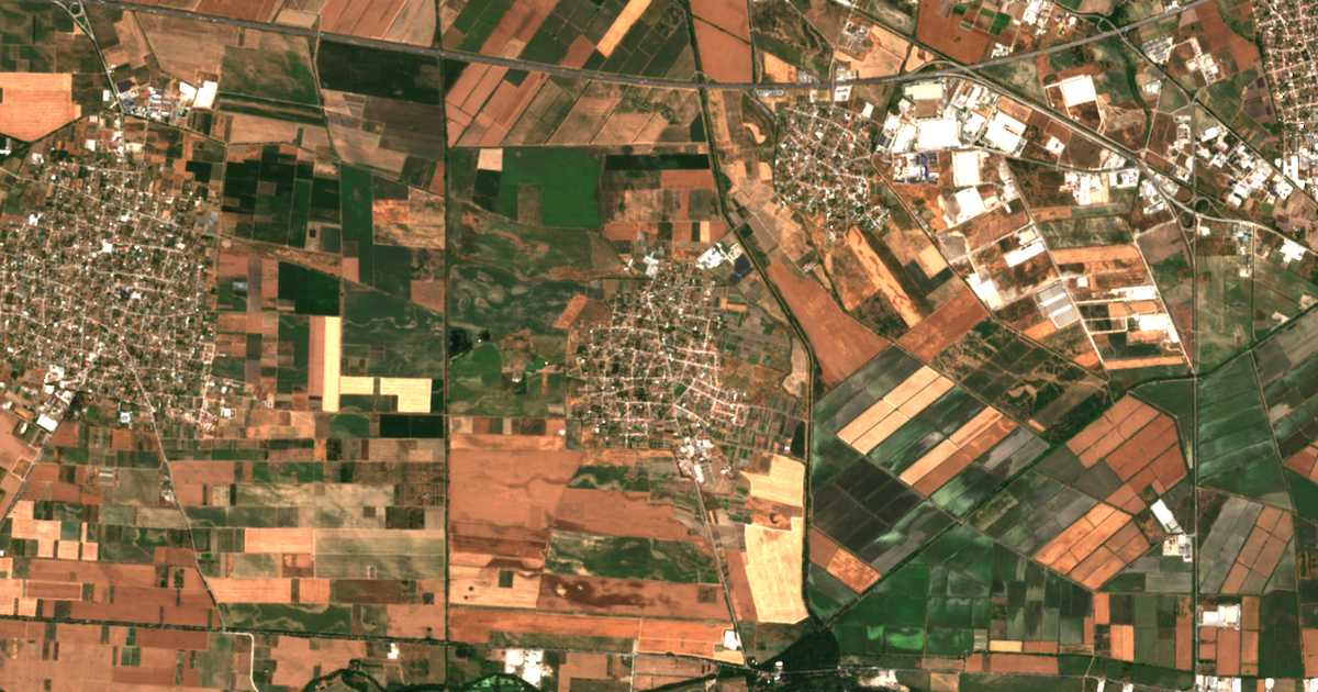 Satellitenkarte von Kostievo