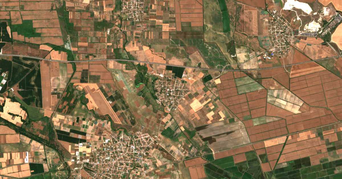 Satellitenkarte von Manolsko Konare