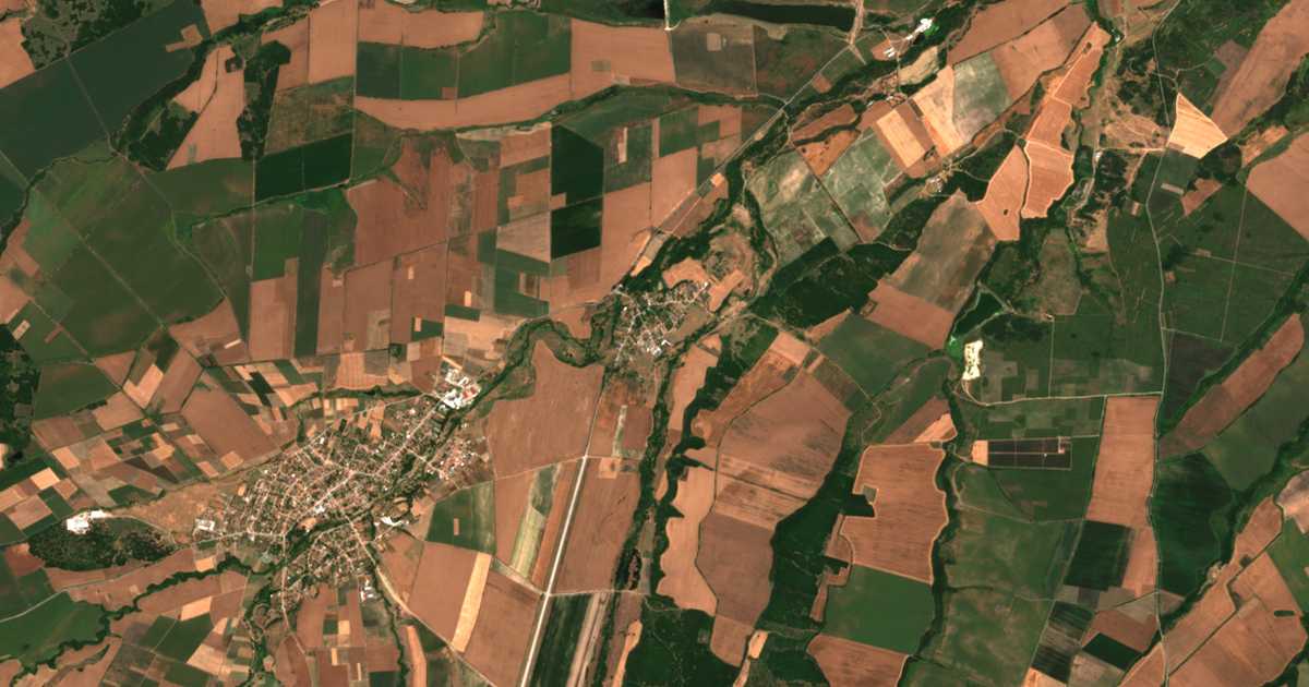 Satellitenkarte von Porojna