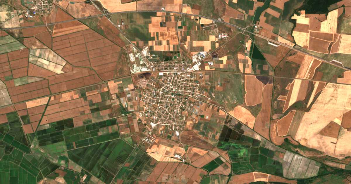 Satellitenkarte von Belosem